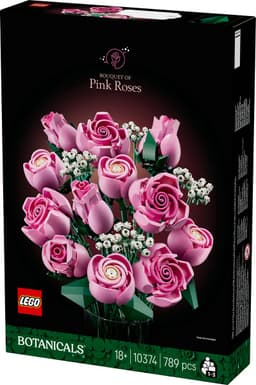 Lego Botanical Collection 10374 Roze Rozenboeket Bouwstenen — thumbnail 2