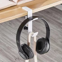 Verstelbare Hoofdtelefoon Stand met Klem - 2in1 Bureau Accessoire voor Gamers — thumbnail 2