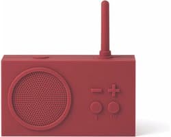 Draagbare Bluetooth Luidspreker met FM-Radio - Donkerrood