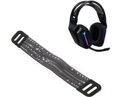 Jhubers Goods - Vervangende Hoofdband - Accessoires - Compatibel met - Gaming Headset - Vervangende Band - Hoofdbanden Riemen - Hooftelefoon - Geschikt voor G733 G335 - Zwart Grijs.