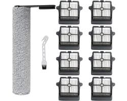 10 stuks stofzuiger Vervangingsonderdelen - geschikt voor Tineco FLOOR ONE S7 PRO - FLOOR ONE S6 - FLOOR ONE SWITCH S6 - FLOOR ONE SWITCH S7 - FLOOR ONE S7 COMBO - FLOOR ONE S7 FLASHDRY nat- en draadloze stofzuiger - met reinigingsborstel