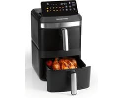 Verticale Dubbele Heteluchtfriteuse XL met 12 Liter Inhoud en Touchscreen