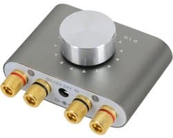 Ultracompacte Mini HIFI Versterker met Bluetooth - 100 Watt Stereo Versterker