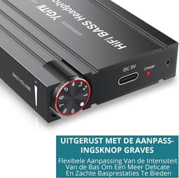 Hoofdtelefoonversterker voor HiFi Audio - Draagbare en Oplaadbare Stereo voor MP3, MP4, Telefoons en Computers — thumbnail 4