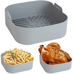 3pcs Air Fryer Accessories Set, 1PC Silicone Air Fryer Liner Basket and 2PCS Oven Silicone Gloves, Kitchen Accessories, Airfryer Silicone Liners, Kitchen Kitchenware Accessories, Kitchenware Accessories — thumbnail 2