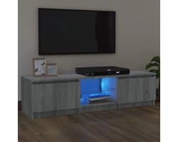 TV-meubel met LED-verlichting 140x40x36 cm - Modern en Praktisch Design