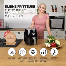 Heteluchtfriteuse 2.5 Liter Compact - Gezond Frituren met 85% Minder Vet — thumbnail 5