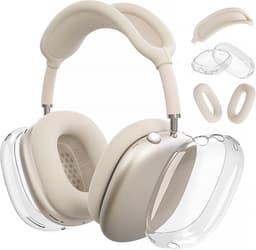 Siliconen hoes voor AirPods Max - Transparante TPU Oorschelpen Hoes en Hoofdband Cover - Bescherming voor AirPods Max — thumbnail 1