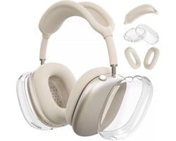 Siliconen hoes voor AirPods Max - Transparante TPU Oorschelpen Hoes en Hoofdband Cover - Bescherming voor AirPods Max