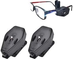 LED Clip-on Verlichting voor Leesbril - Flexibele Nachtlamp voor Lezen en Kamperen
