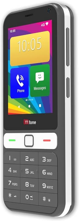Eenvoudige 4G Telefoon met Android en Dual SIM - 2,8 Inch Touchscreen en Toetsenbord — thumbnail 6