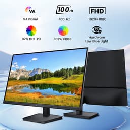KTC H24B9 Flat 16:9 VA FHD 1920 x 1080@100Hz Kantoor monitor — thumbnail 3