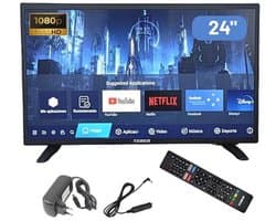 Smart TV 24 inch Full HD met Android 11 en Spraakbediening voor Kleine Ruimtes