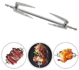 34 cm Roestvrijstalen Vork voor BBQ en Airfryer - Rotisserie Vlees Gril Vorken voor Kip, Vis en Meer — thumbnail 6