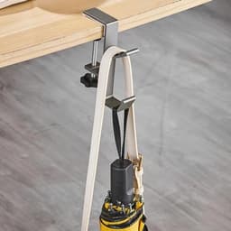 Hoofdtelefoonhouder Klem Op Bureau - 2 Stuks Tashanger met Verstelbare Armklem — thumbnail 2