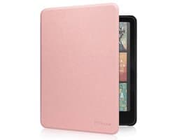 Slanke Beschermhoes voor 7-Inch Kindle Paperwhite en Kindle Colorsoft met Auto Sleep/Wake – Roze Goud
