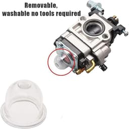 Carburetor voor Brush Cutter - 19 mm - Silicone Vervanging - Benzine Starter - Transparant - Grasmaaier Reserveonderdelen - Kettingzagen - Pack van 20 — thumbnail 4