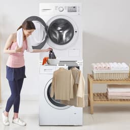 Universele Stapelset voor Wasmachines en Drogen met Uittrekbare Schuifplank — thumbnail 4