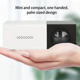 Mini Beamer - Draagbaar - Zakformaat - Smartphone - USB - Projector - Powerbank — thumbnail 2