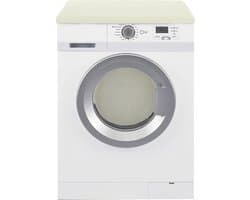 Katoenen Wasmachine Afdekhoes - Crème-wit 60x60x5 cm - 100% Katoen - Beschermende Hoes voor Wasmachine en Droogcombinatie