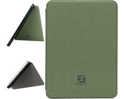 Slimme Beschermhoes Folio voor 7 inch E-reader - Compatibel met Kindle Colorsoft/Paperwhite 2024 Modellen - Groen