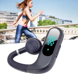 Hoofdtelefoon Beengeleiding Microfoon Stabiele Chip Veilig Muziek Luisteren 30 Uur Speeltijd Geschikt voor Joggen Fietsen — thumbnail 5