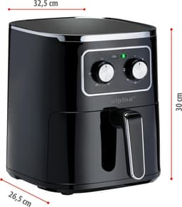 Heteluchtfriteuse 4.5L - Gezond Frituren met Zeer Weinig Olie - Instelbare Temperatuur en Timer — thumbnail 6