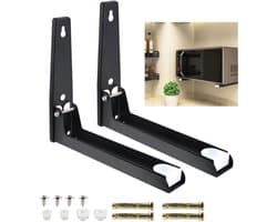 Roestvrij Stalen Magnetronhouder Wand 2 Stuks