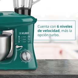 Keukenmachine met 7 accessoires voor veelzijdig koken - Groen - 6 Liter — thumbnail 4
