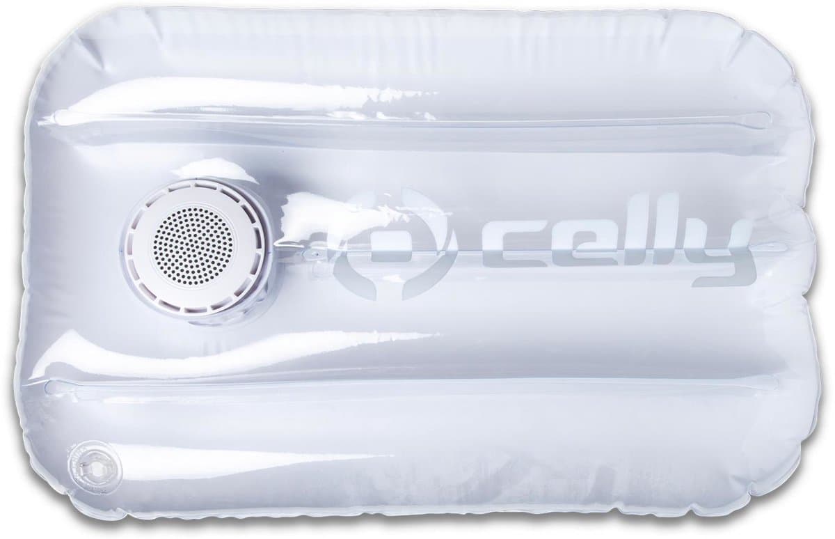 Celly - PoolPillow Zwembad Kussen met Speaker - Kunststof - Wit — afbeelding 1