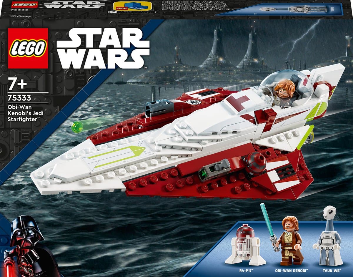 LEGO Star Wars De Jedi Starfighter van Obi-Wan Kenobi - 75333 — afbeelding 1