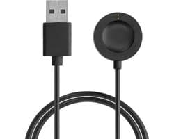 kwmobile USB-oplaadkabel geschikt voor Fossil Gen 6 5 4 Smartwatch / Skagen Falster 2 kabel - Laadkabel voor smartwatch - in zwart