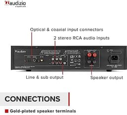 2.1 HiFi versterker met Bluetooth en diverse aansluitmogelijkheden — thumbnail 4