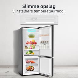 CHiQ FBM205L42 - Koel-vriescombinatie - 205 Liter (153 + 52) - Low Frost - 12 jaar garantie op compressor — thumbnail 4