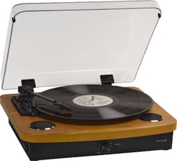 Denver Platenspeler Dual Bluetooth - Ingebouwde Speakers - USB - Retro - Hout - VPL230LW — thumbnail 1