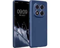 kwmobile metallic telefoonhoesje van TPU - geschikt voor Xiaomi Redmi Note 14 Pro 5G / Poco X7 - Flexible case voor smartphone - In metallic donkerblauw