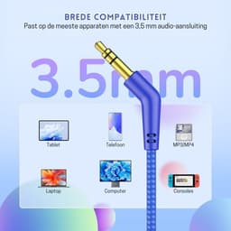 StayPowered Kinderkoptelefoon - Veilig en Comfortabel Luisteren - 85 dB Volume Begrenzer - HD Stereo Geluid - Lichtgewicht & Opvouwbaar - Verstelbare Hoofdband - Brede Compatibiliteit - Zacht & Duurzaam - Blauw - Levering Sneller dan Aangegeven! — thumbnail 2