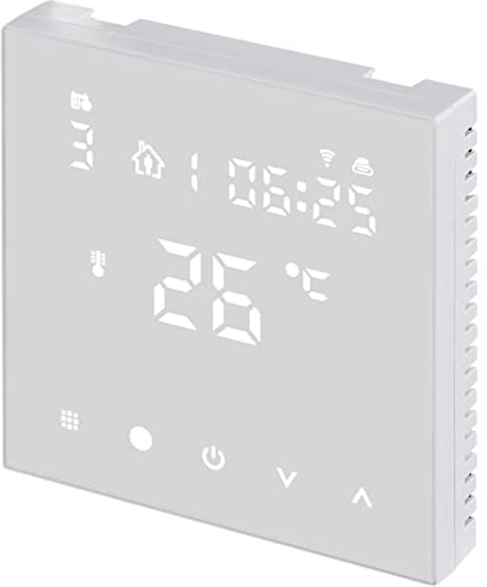 Slimme kamerthermostaat met app en wifi voor vloerverwarming - energiebesparend met touch-bediening — afbeelding 1