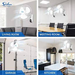 Digitale Wandmontage Oscillerende Ventilator 16-Inch — thumbnail 4