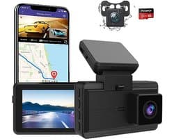 Dashcam 4K met App, Wifi, GPS, en Geavanceerde Functies