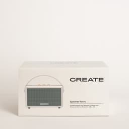 CREATE - Draagbare luidspreker met Bluetooth, USB en AUX, Klein - SPEAKER RETRO — thumbnail 6