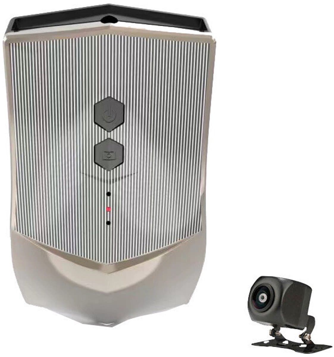 2K HD Nachtzichtcamera Spraakbediening Voor-/Achtercamera Auto Videorecorder + WiFi — afbeelding 1