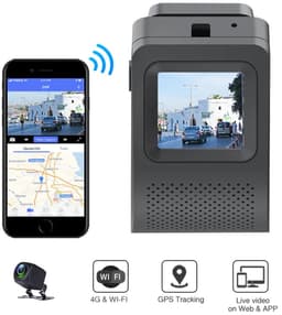 Mini Dash Cam 1080P 4G Remote Monitoring Auto Dash Cam Life View — thumbnail 1