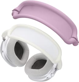 kwmobile band voor koptelefoon - geschikt voor AppleAirPods Max / AirPods Max 2 - Hoofdband cover van zacht siliconen materiaal - In lavendel — thumbnail 1