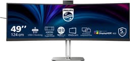 Philips 49B2U6900CH - Ultrawide QHD Curved Monitor - USB-C 100w - RJ45 - KVM switch - HDR400 - Webcam - 5jr Garantie - 49 inch — thumbnail 2