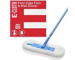 Flexi-Edge Vloer- en Wandstofzuiger voor Harde Vloeren - Herbruikbare Stofdweil met 100 Wasgarantie