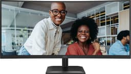 AOC E4 CU34E4CV computer monitor 86,4 cm (34") 3440 x 1440 Pixels UltraWide Quad HD LCD Zwart — thumbnail 5