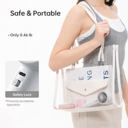 Mini Handventilator met 5000 mAh - Draagbare Ventilator voor Reizen en Outdoor Activiteiten — thumbnail 5