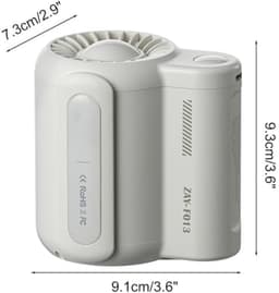 Draagbare Tailleclip Ventilator met 3 Snelheden - USB Oplaadbare Ventilator voor Buitenactiviteiten — thumbnail 3