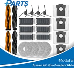 Dreame X50 Ultra Complete White Onderhoudsset (Plus.Parts® alternatief voor RAK59) — thumbnail 1